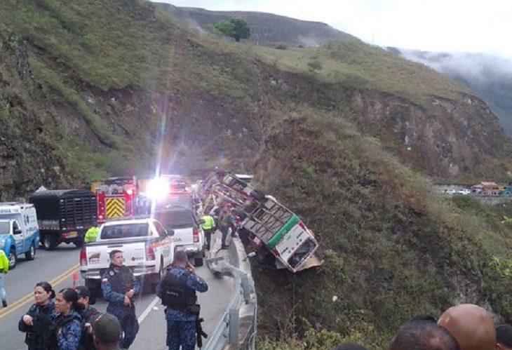 Al menos 20 muertos en accidente de bus de Transipiales, en vía Pasto – Popayán