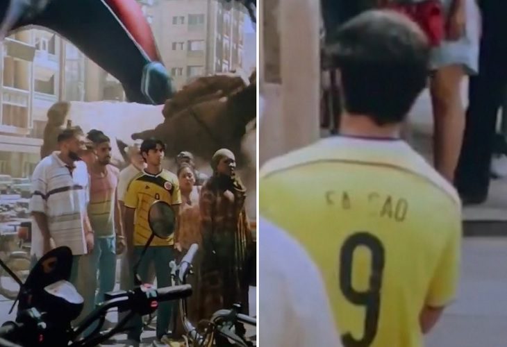 Camiseta de falcao garcia en la película de black Adam