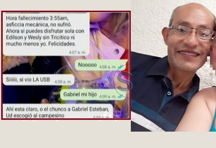 Chat con el que padre reveló que mató a su hijo en hotel del rey en Melgar.