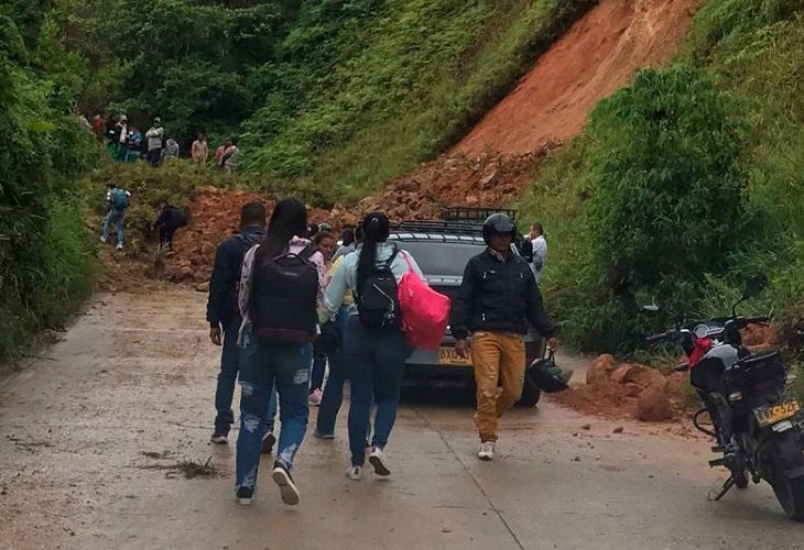 Muerte de hombre al que le cayó encima un deslizamiento en Remedios, Antioquia 