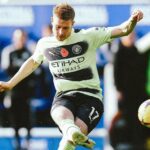 Gol que Kevin De Bruyne le anotó al Leicester ante el Manchester City