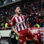James Rodríguez anota su primer gol para Olympiacos ante el PAOK