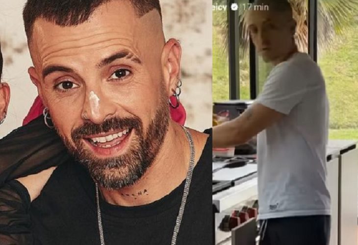 Calvo y sin barba: Greeicy muestra a Mike Bahía muy diferente