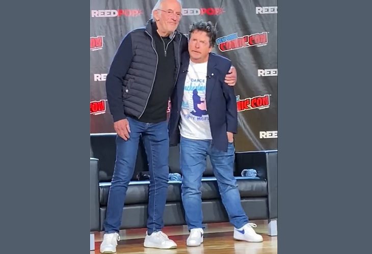 Michael J. Fox y Christopher Lloyd y su emotivo encuentro en la Comic-Con NY