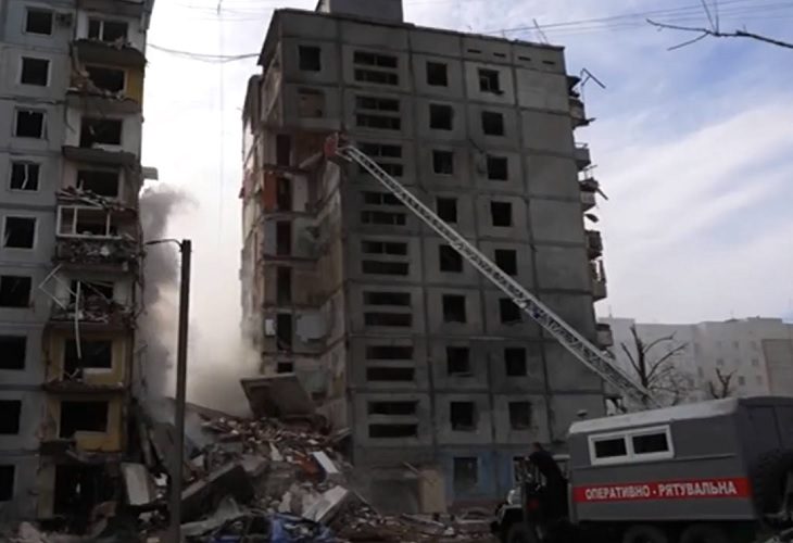 Rusia- bombardeos en ciudades ucranianas tras voladura del puente de Crimea