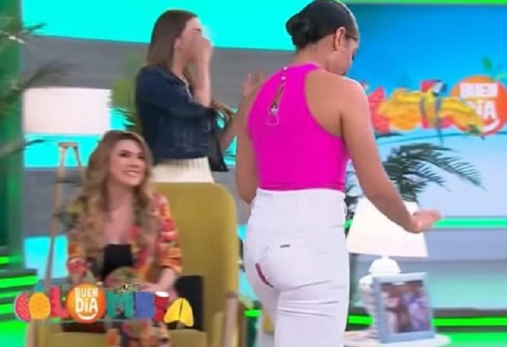 Salomé Camargo responde a las críticas porque se manchó de periodo en pleno en vivo
