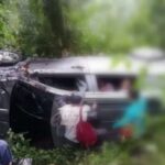 Carro se volcó y cayó en un abismo de 100 metros en Salto del Tequendama