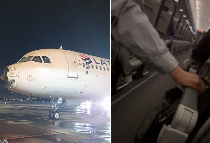 Terror en el aire por emergencia en vuelo de LATAM que iba para Asunción