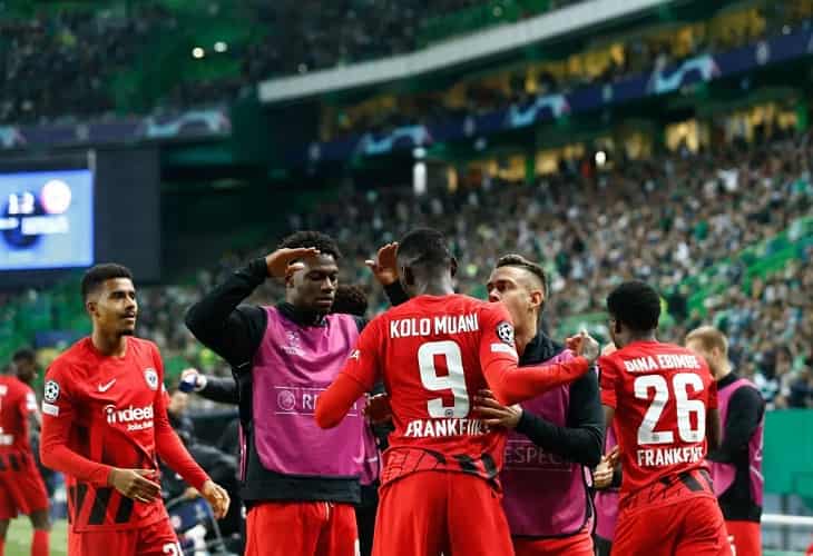 1-2 El Eintracht clausura la fiesta de Portugal
