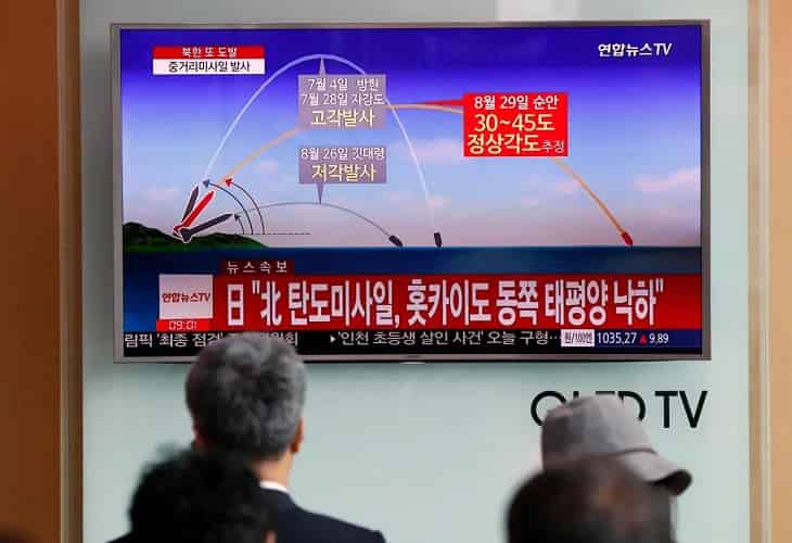 Corea del Norte lanzó hoy más 10 misiles de diversos tipos, según Seúl