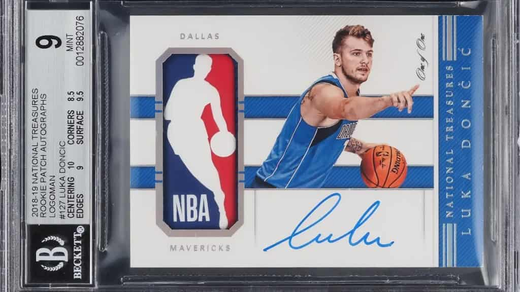 Cromo autografiado de Luka Doncic es subastado por 3,12 millones de dólares