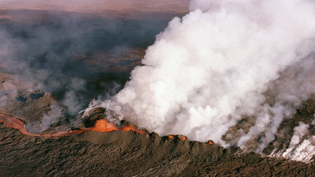 El volcán Mauna Loa de Hawái