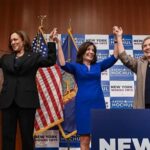 Hillary Clinton y Harris hacen campaña por la gobernadora de Nueva York