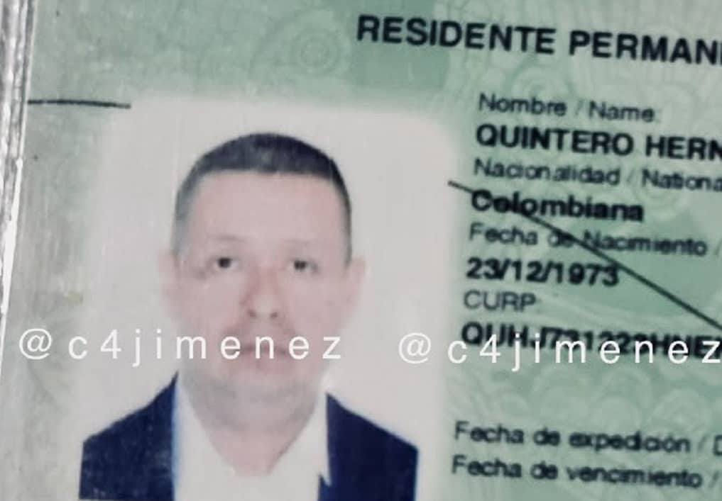 En CDMX mataron al colombiano ex Farc Jhon Jairo Quintero, alias Mono Quintero