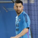 Messi se entrena con normalidad