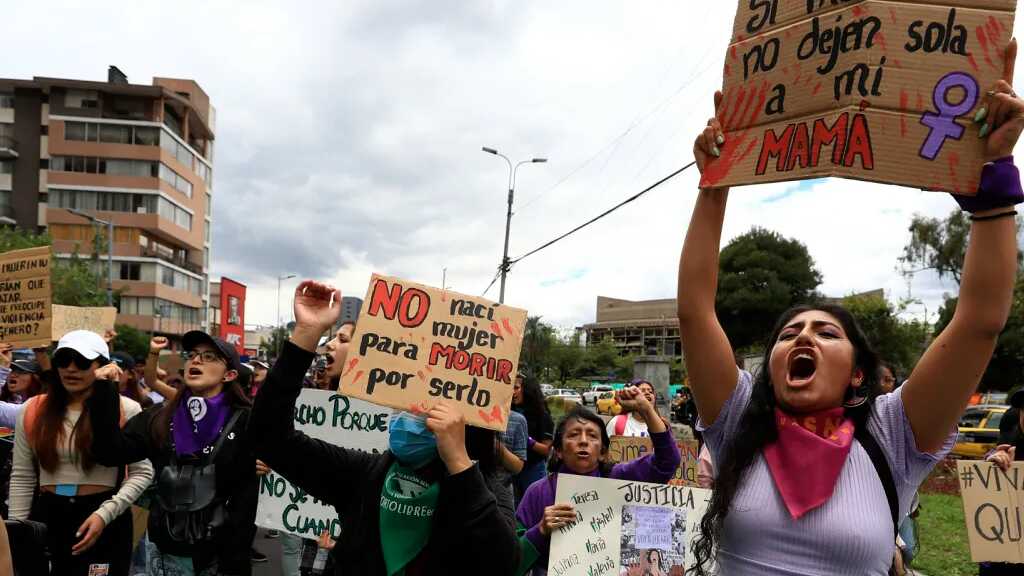 Se registran 272 feminicidios en lo que va del año en Ecuador