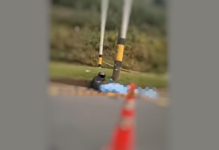 Motociclista fallece en accidente en tramo de la autopista Medellín-Bogotá