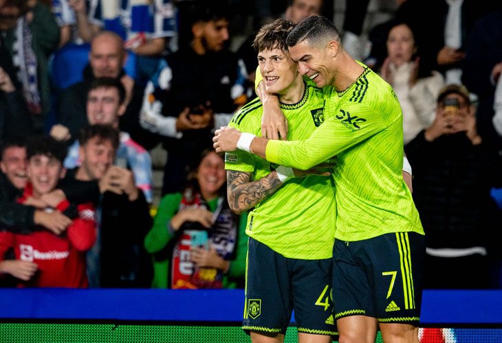 Garnacho le da la victoria al United ante la Real Sociedad, por Europa League- 03-noviembre, 2022