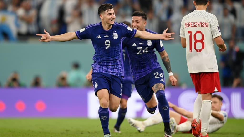 Argentina derrota a Polonia- Julián alvarez- qatar