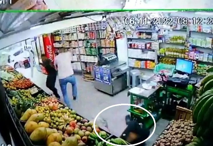 Asesinato en un local de venta de frutas y legumbres en el barrio Manrique La Cruz de Medellín
