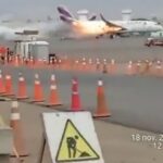 Bomberos muertos en accidente avión de latam en Lima