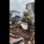 Avioneta cayó sobre casa en Medellín_ barrio belén rosales