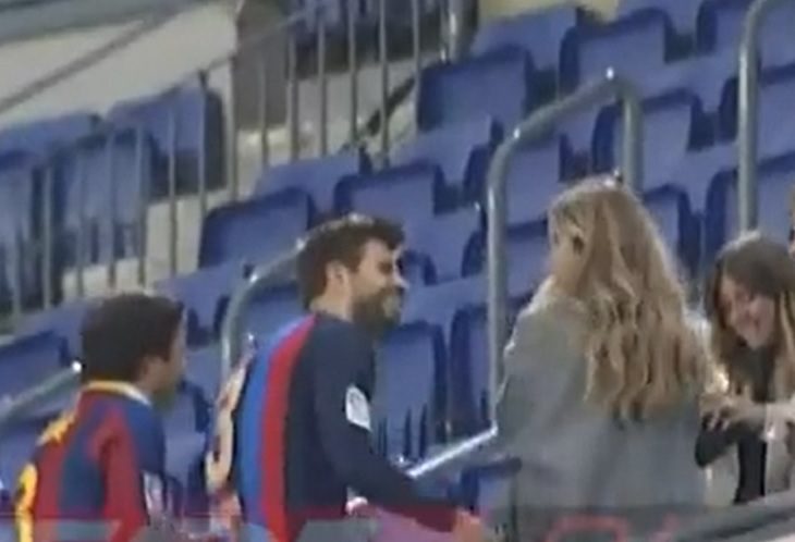 Gerard Piqué: besos con Clara Chía el día que se retiró del fútbol