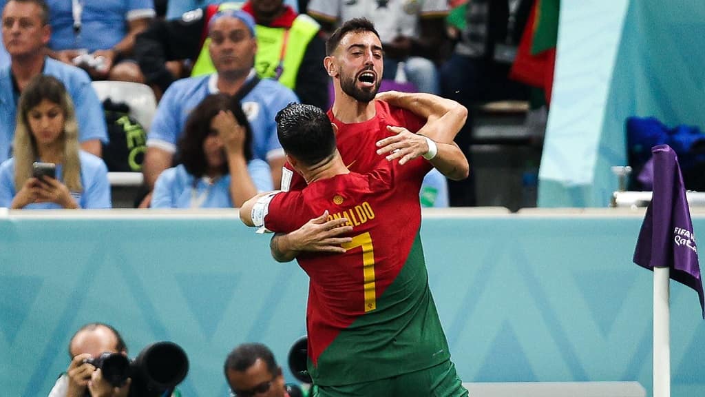 Portugal vs Uruguay: cristiano y bruno