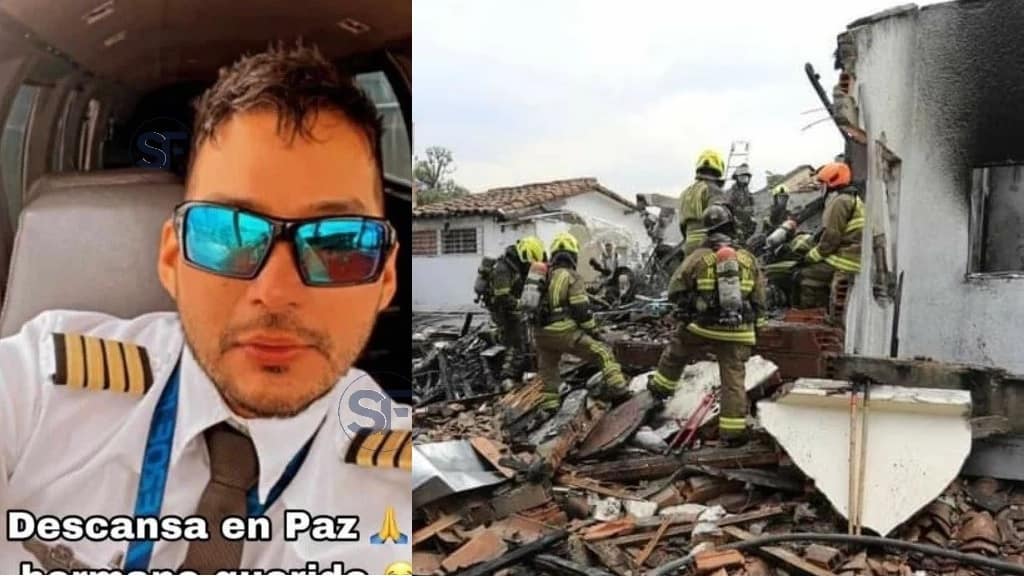 Este es Julián Andrés Aladino, piloto que murió en accidente aéreo en Medellín