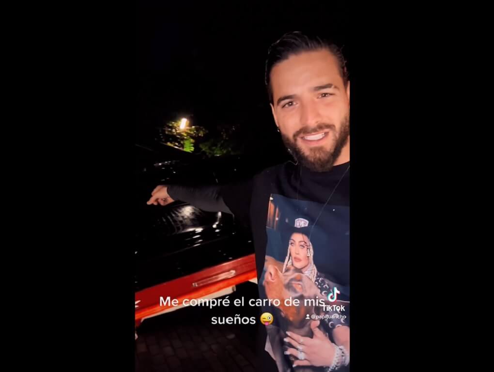 Maluma se compra un Porsche de 1400 millones de pesos- dice a sus fans que si él pudo ellos también