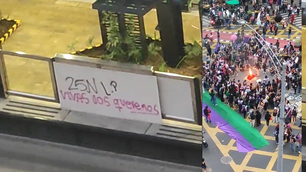 Medellín: Marcha contra violencia con las mujeres