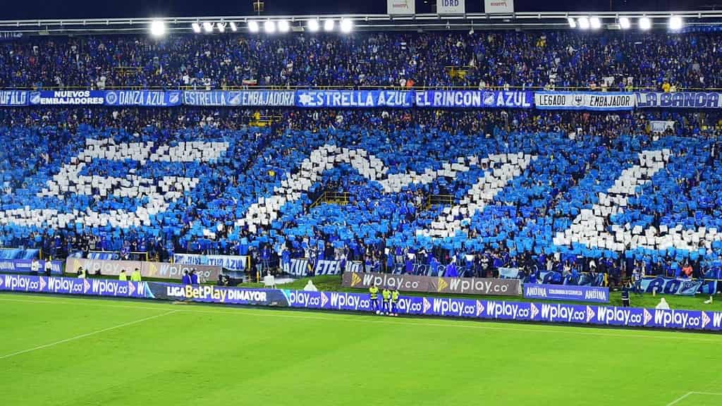 Tifo SML de Millonarios vs Junior