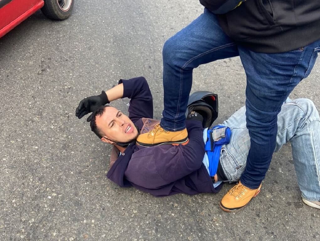 Motociclista mató a un conductor en caso de intolerancia, en Bello - autopista Norte