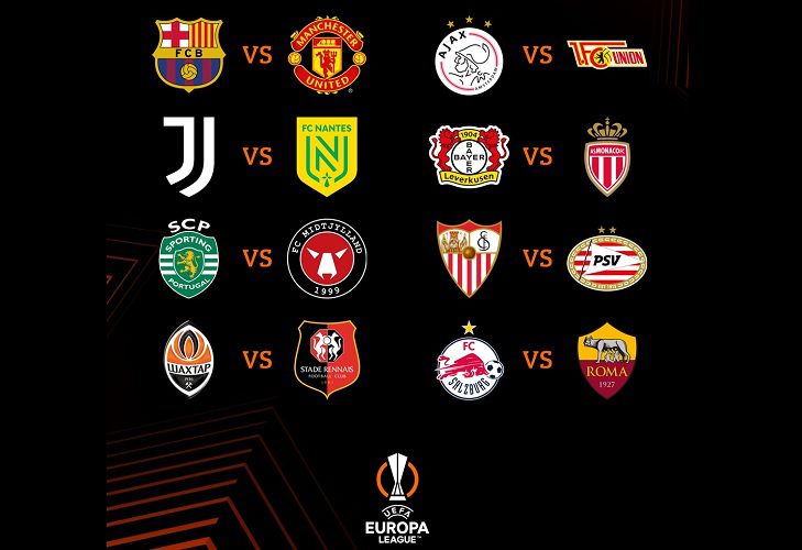 Partidos de los octavos de final de la uefa Europa league para febrero de 2023