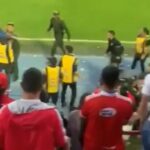 Diego Novoa: pelea de Arquero suplente del América con logístico de estadio de Rionegro