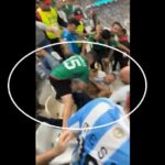 Pelea Fans de Argentina y México en qatar