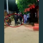 Piden castigo para policía por tremenda patada a un perrito en Sabanagrande