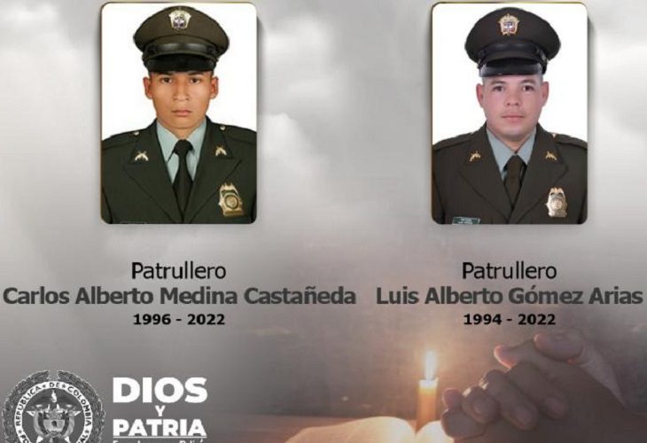 Dos policías antinarcóticos asesinados en La Montañita, Caquetá