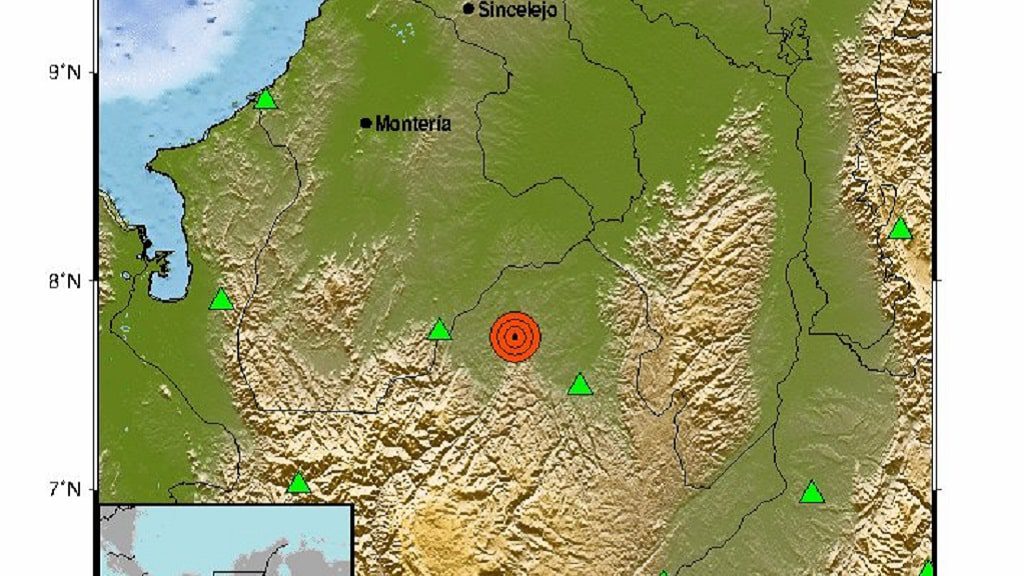 Temblor en Antioquia-la noche del jueves 24 de noviembre