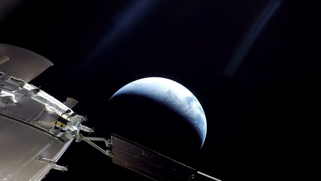 capsula Orión- misión Artemis 1- regreso a La Tierra