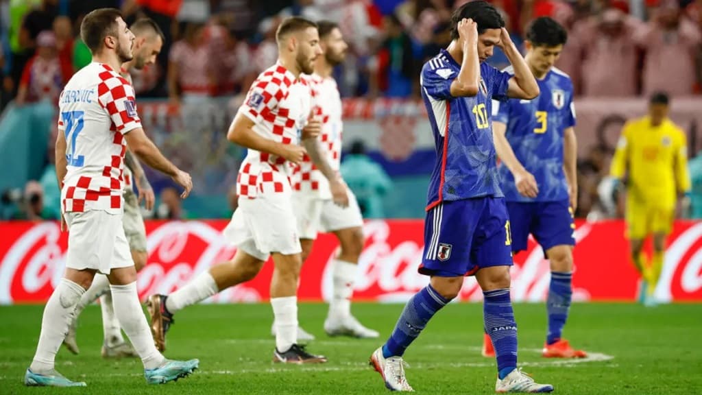 Croacia avanza a cuartos de final tras derrotar a Japón en los penaltis