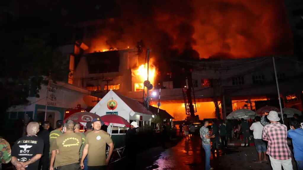 Diecinueve muertos por un incendio en un casino de Camboya