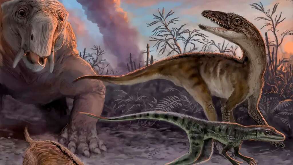 El cambio climático fue la clave en el ascenso de los dinosaurios