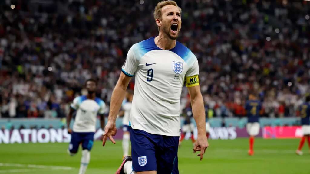 Kane iguala a Rooney como máximo goleador de Inglaterra