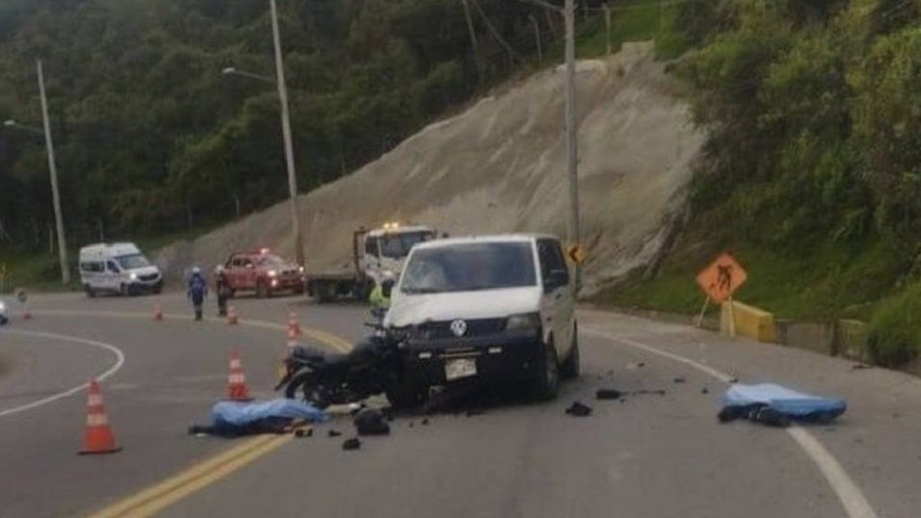 motociclistas muertos -choque en La Calera -domingo 11 de diciembre