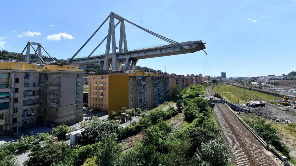 La mafia perdió un camión con 900 kilos de hachís en el derrumbe del puente de Génova