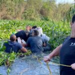 Migrantes en México se lanzan al río Bravo para llegar a los Estados Unidos