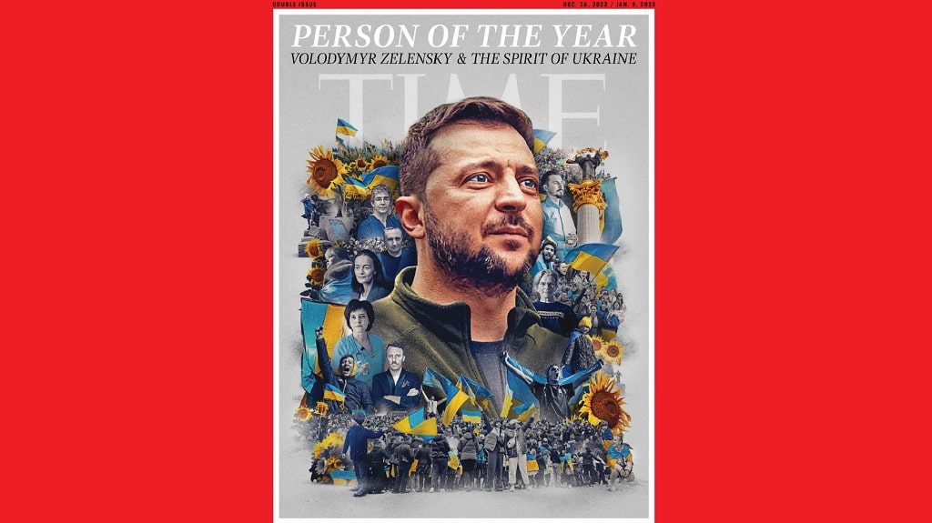 Volodimir Zelensky- -personaje del año -revista Time