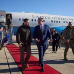 Zelenski llega a EE.UU. y se dirige a la Casa Blanca para verse con Biden