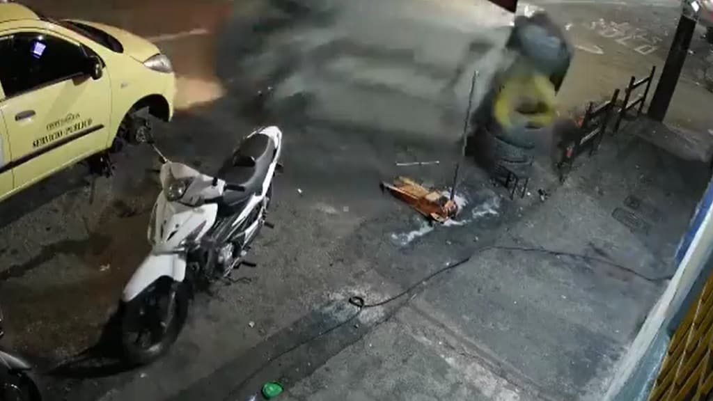 Accidente en barrio Obrero de Bello - 24 de diciembre -autopista norte